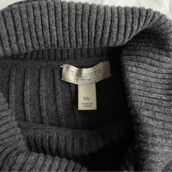 Talbots Ribbed Turtleneck Sweater - Picture 3 of 4